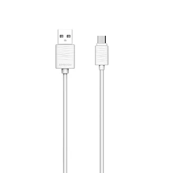 JOYROOM機樂堂 JR-S118 迅捷系列Android安卓microusb 極速充電傳輸數據線(100cm)白色