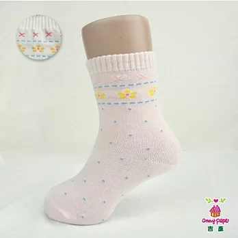 【anny pepe】兒童小花點點短襪19粉紅