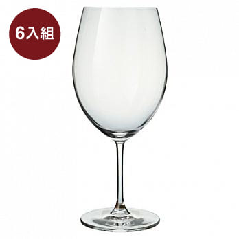 [MUJI無印良品]水晶玻璃波爾多紅酒杯6入組