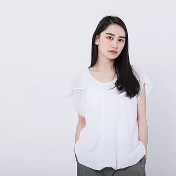 Vita 生命雙層上衣F絲點白