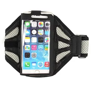 時尚透氣運動臂包灰色