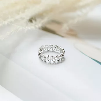 Sandra珊卓拉-月桂女神戒指銀色
