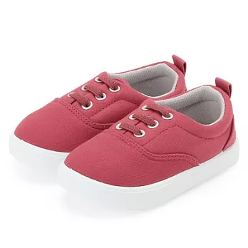 [MUJI無印良品]幼兒有機棉足感舒適帆布鞋煙燻粉