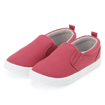 [MUJI無印良品]兒童有機棉足感舒適休閒鞋煙燻粉