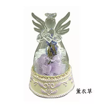 玻璃天使音樂盒_薰衣草