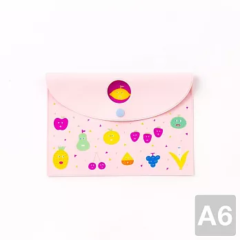 【AIUEO】A6文件收納袋(呆萌蔬果)