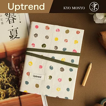 Uptrend 京文樣布手帳│江戶小紋‧彩豆絞