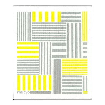 61NOTE_e.spongewipe_muovo_條紋_黃_吸水抹布_L