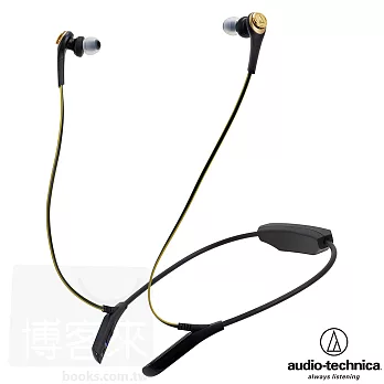 鐵三角ATH-CKS550BT黑金色SOLID BASS藍牙無線耳機麥克風組