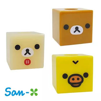 【日本進口正版】San-X 拉拉熊 牙刷座/擺飾/筆座 懶懶熊 Rilakkuma -3款一組