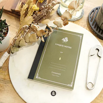 《松鼠》B6鋼筆橫線筆記本綠