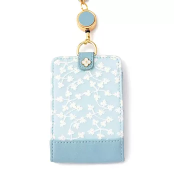 【Afternoon Tea】幻彩蕾絲車票夾 淺藍色