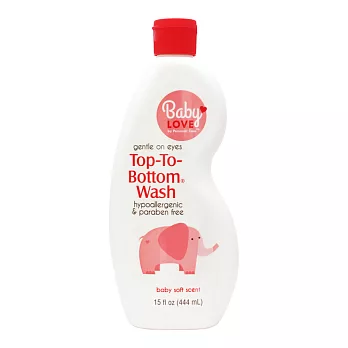 【美國 BABY LOVE】嬰幼兒洗髮沐浴乳(15oz/444ml)