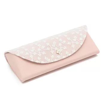 【Afternoon Tea】幻彩蕾絲眼鏡盒 粉紅色