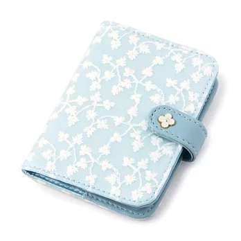 【Afternoon Tea】幻彩蕾絲票卡夾 淺藍色