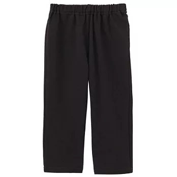 [MUJI無印良品]幼兒有機棉混每日兒童服直筒褲80黑色