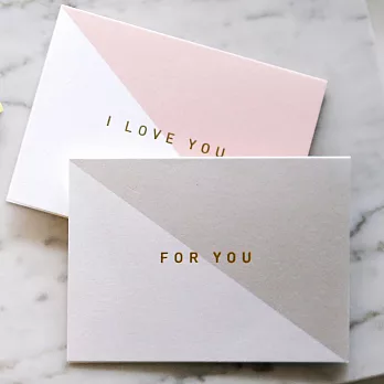 Dailylike 經典時刻摺疊小卡片-08質灰-for U