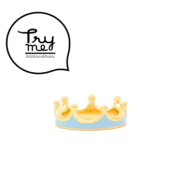 Try Me 公主皇冠尾戒藍色