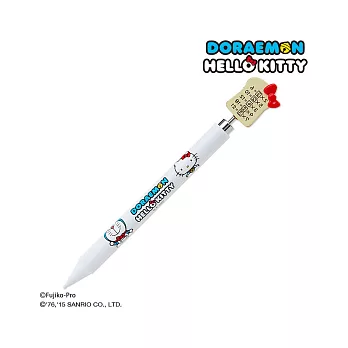 《Sanrio》HELLO KITTY*DORAEMON聯名造型自動鉛筆(記憶土司)