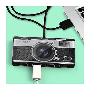 英國 Mustard USB HUB - 復古相機