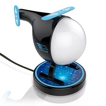 USB智能直升機夢幻七彩夜燈炫酷藍