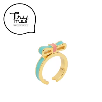 Try Me 蝴蝶結甜心尾戒薄荷色