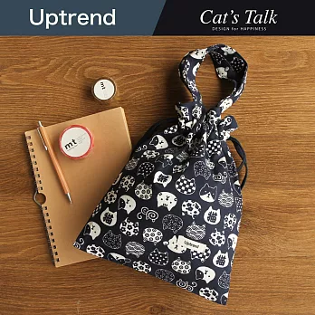 Uptrend 文具萬用收納袋│夏目家的貓(藍)