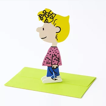 GOOD MORNING INC. 立體卡片 Peanuts Sally Brown/Standing Message Card