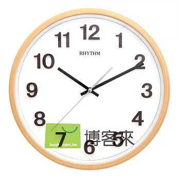 RHYTHM‧日本麗聲 純淨生活木掛鐘-純淨木質