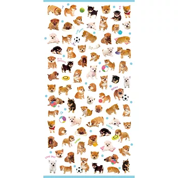 【MIND WAVE】手帳貼紙_小柴犬