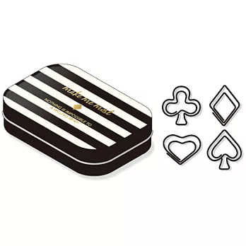 【MIND WAVE】撲克牌花色迴紋針(12入)_方塊