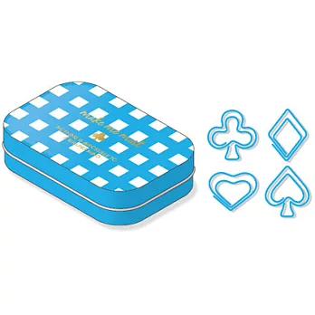 【MIND WAVE】撲克牌花色迴紋針(12入)_梅花