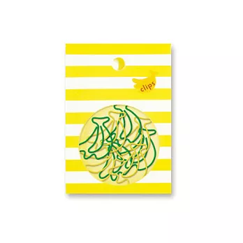 【MIND WAVE】造型迴紋針(18入)_香蕉與芭蕉