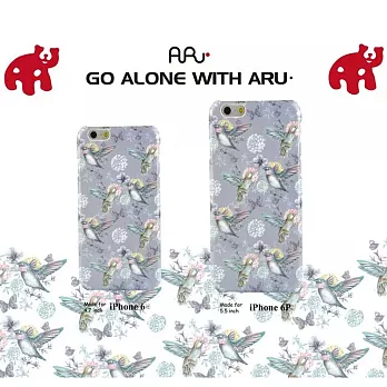 【ARU】光滑面手感 夜光 Apple iPhone6/6S PLUS手機保護殼相思鳥