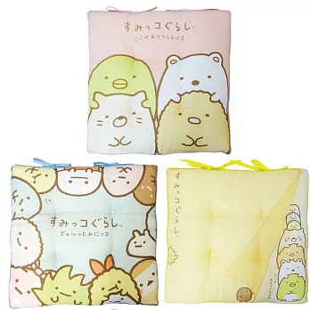 【日本進口正版】San-X 角落生物 大坐墊 防滑 方型坐墊/椅墊/靠墊 -粉紅款