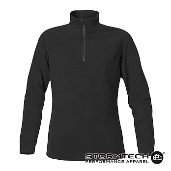 【加拿大STORMTECH】VFP-1W經典1/4拉鍊FLEECE保暖上衣-女S黑色