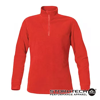 【加拿大STORMTECH】VFP-1W經典1/4拉鍊FLEECE保暖上衣-女S紅色