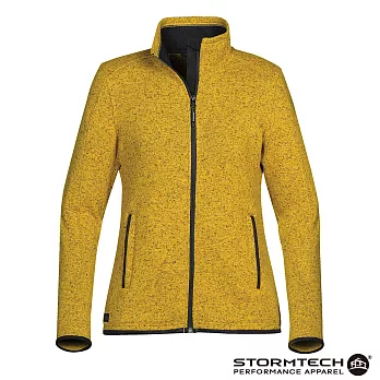 【加拿大STORMTECH】PMJ-1W立領針織刷毛保暖外套-女S芥黃