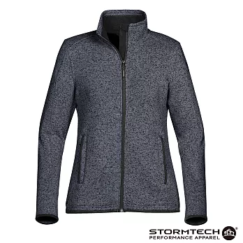 【加拿大STORMTECH】PMJ-1W立領針織刷毛保暖外套-女S深藍
