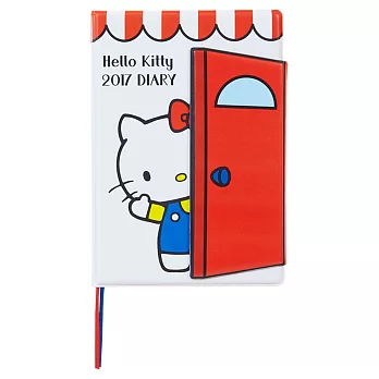 《Sanrio》HELLO KITTY 2017磁鐵套日誌本(A6)