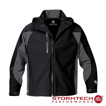 【加拿大STORMTECH】XJ-1率性撞色防水透氣機能外套-男M黑色