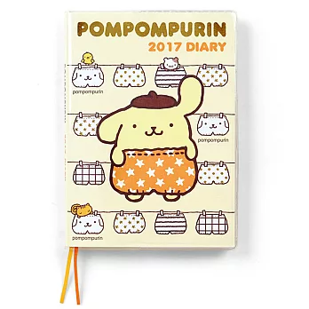 《Sanrio》布丁狗 2017年曆手冊B6