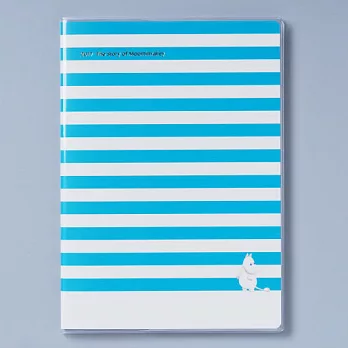 2017 嚕嚕米B6薄型手帳/藍