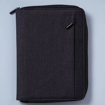 2017 A5拉鍊輕量多功能手帳/黑