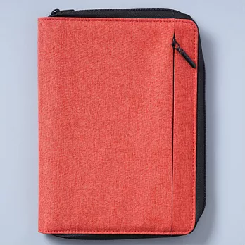 2017 A5拉鍊輕量多功能手帳/紅