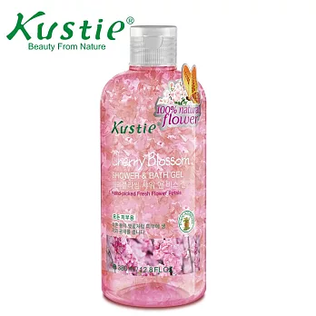 《Kustie蔻斯汀》手摘花瓣香氛沐浴露【拂曉櫻花】