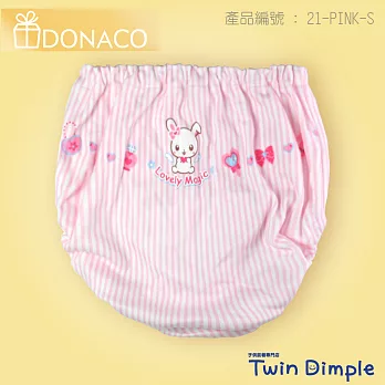 DONACO多納客-21-粉紅直紋小兔(小女童內褲)100粉紅色