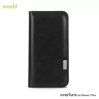 Moshi Overture for iPhone 7 Plus (5.5” ) 側開卡夾型保護套黑