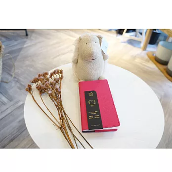 2017【France 法媛】。荔枝紋系列。48K日誌。桃紅