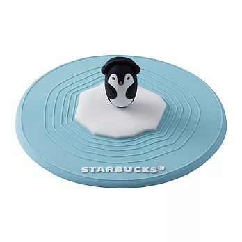 [星巴克]極地企鵝矽膠杯蓋